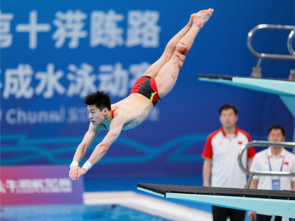 朱子峰勇夺跳水世界杯总决赛男子10米台金牌 朱子峰的夺冠并非一蹴而就,他的成长之路充