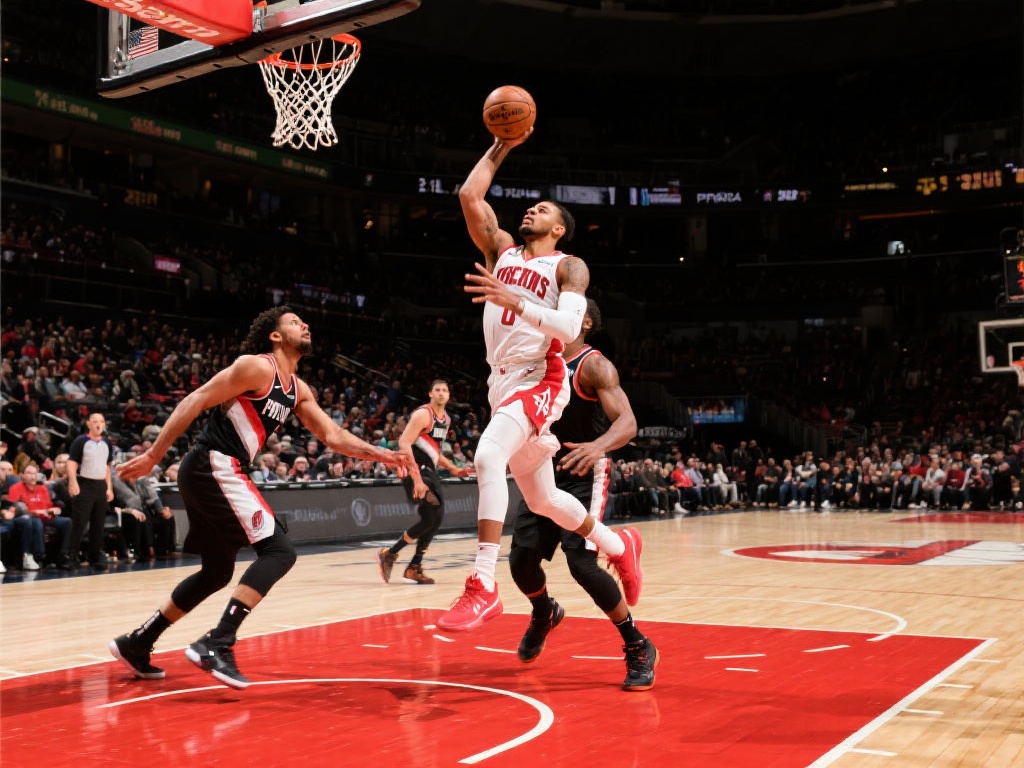 戈登巧妙底线绕行 无球切入上篮得手2+1 让我们回想一场具体的比赛,戈登在面对强敌