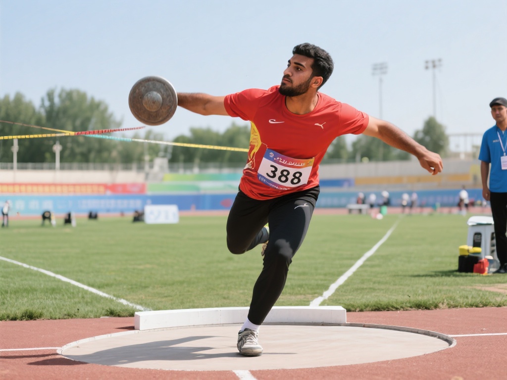 阿卜杜艾尼·图尔贡刷新铁饼全国纪录 以阿卜杜艾尼的一次地方赛事为例,可以更直